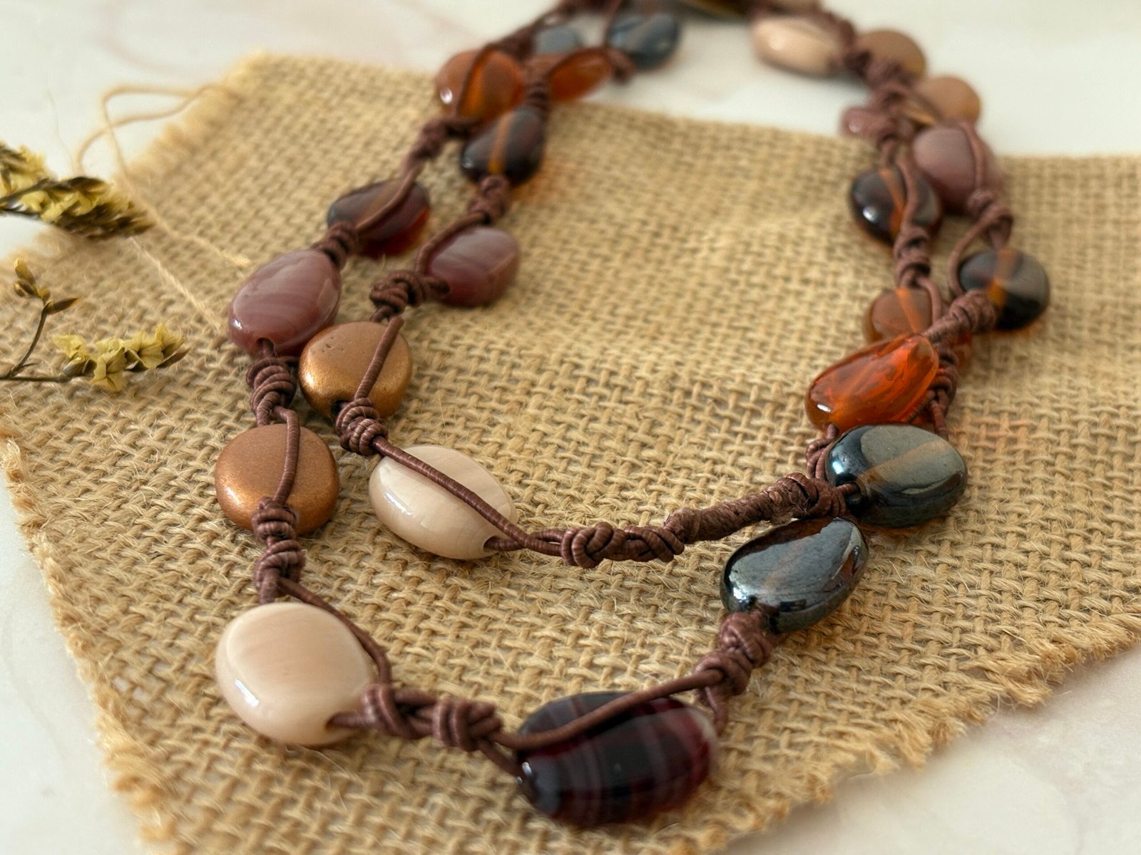 Misa Bronzed Earth Necklace 6 Misa Bronzed Earth Necklace - Image 5