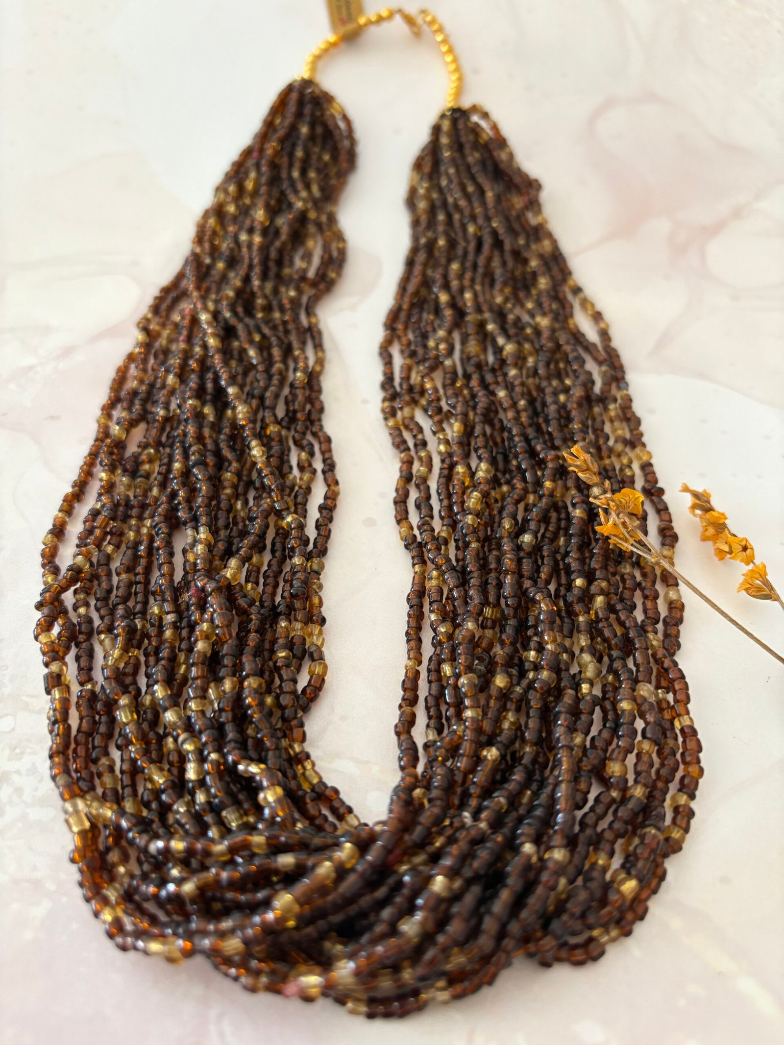 Misa Golden Amber Harmony Necklace 4 Misa Golden Amber Harmony Necklace - Image 3