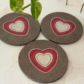 Misa Rustic Hearts Coasters- Set of 6 5 IMG 1225