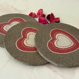 Misa Rustic Hearts Coasters- Set of 6 4 IMG 1228
