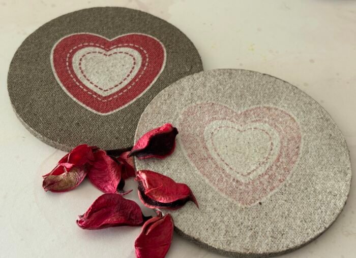 Misa Rustic Hearts Coasters- Set of 6 15 IMG 1229