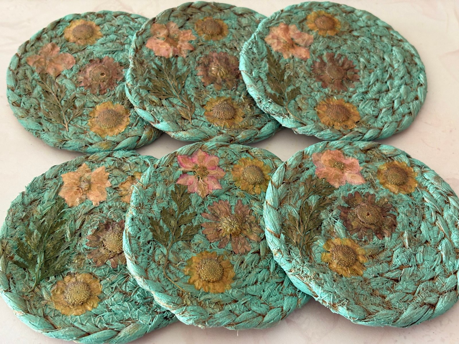 Misa MeadowBloom Coasters- Set of 6 3 Misa MeadowBloom Coasters- Set of 6 - Image 2