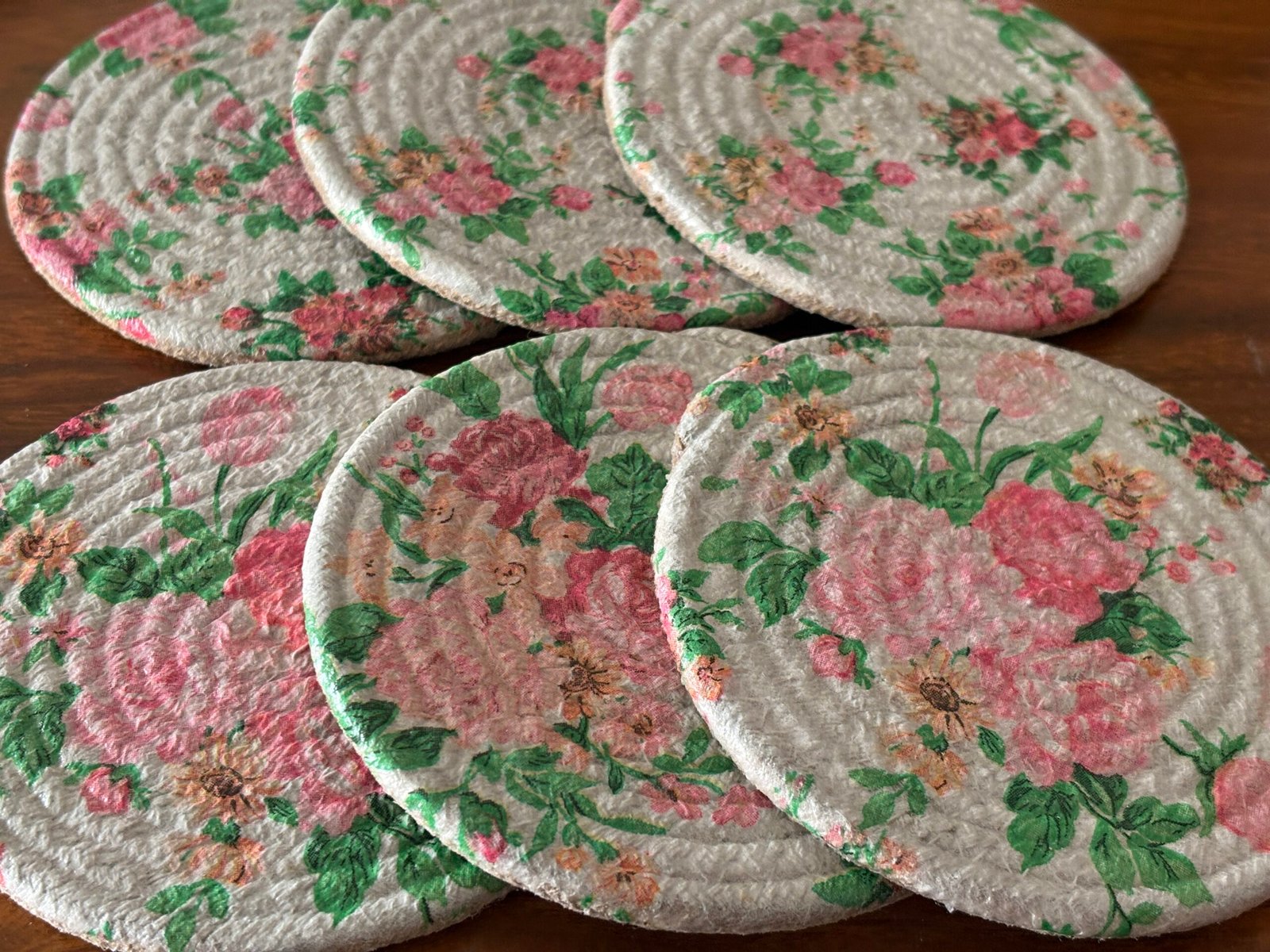 Misa Bloomweave Coasters- Set of 6 6 Misa Bloomweave Coasters- Set of 6 - Image 5