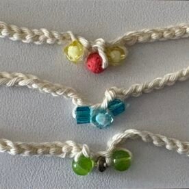 Misa Ivory Beaded Crochet Rakhi 11 IMG 3981